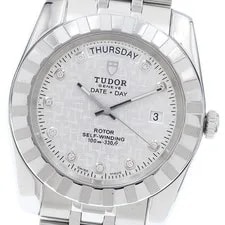 Tudor — Tudor Classic Date Day 23010 10P Diamond Silver Dial Automatic 's_920626 — Watch — resale