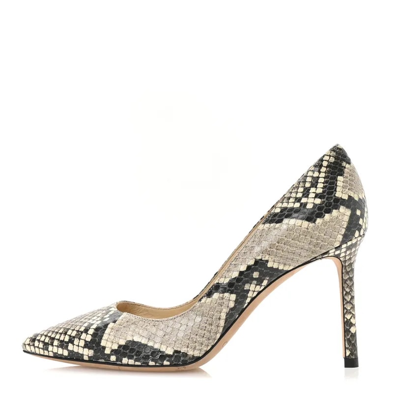 Jimmy Choo — Embossed Romy 85 38 — Designer Shoe — resale