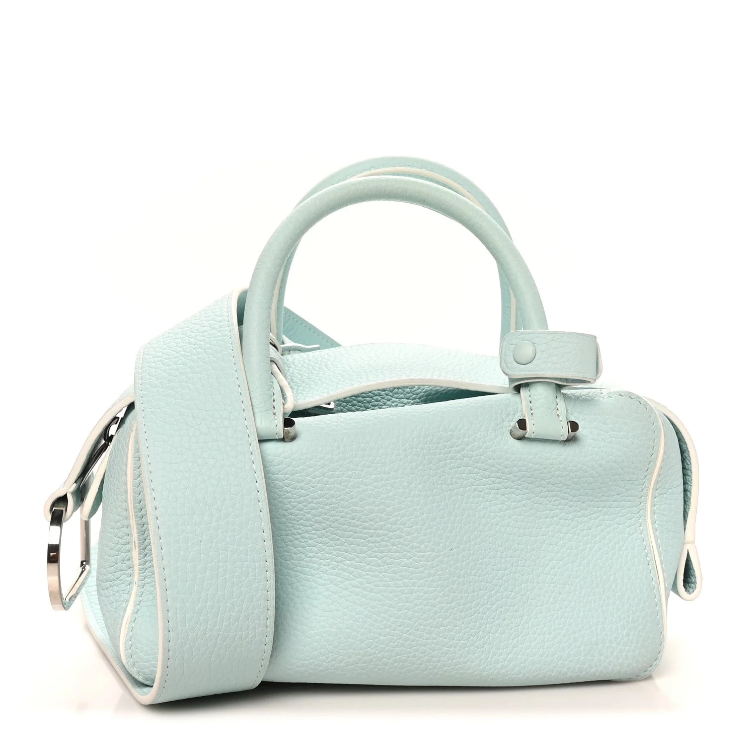 Delvaux — Taurillon Soft Mini Cool Box Satchel — Handbag — resale