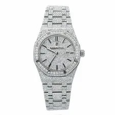Audemars Piguet — Audemars Piguet 33MM Royal Oak Silver Dial ’S Stainless Steel - 67651 — Watch — resale
