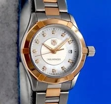 Tag Heuer — Tag Heuer Aquaracer 18K Rose Gold White MOP Diamond Dial - WAP1451 — Watch — resale