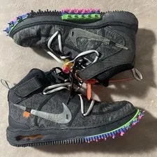 Off-White — Off-White X Air Force 1 Mid /Clear — Sneaker — resale
