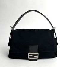 Fendi — Auth Fendi Cotton Mamma Baguette One Y2K — Handbag — resale