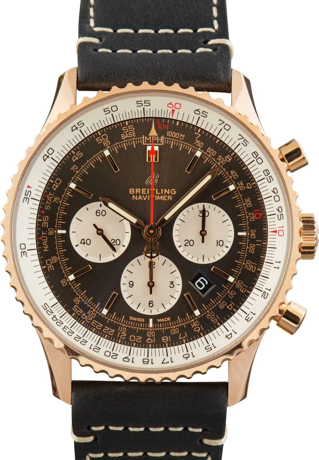 Breitling — Breitling Navitimer B01 Chronograph 46 18K Red Gold — Watch — resale