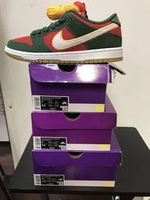 Nike — Nike SB Dunk Low Pro PRM Seattle Supersonics -300 Size 13 24 — Sneaker — resale