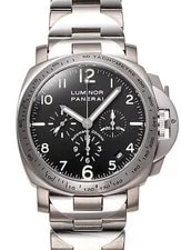 Panerai — Panerai Luminor Chronograph PAM00072 Stainless Steel 40mm Tachymeter #KMW705 — Watch — resale