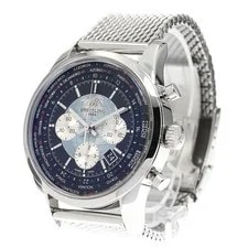 Breitling — Breitling Transocean Chronograph Unitime AB0510 Automatic 46mm Black;Blue — Watch — resale