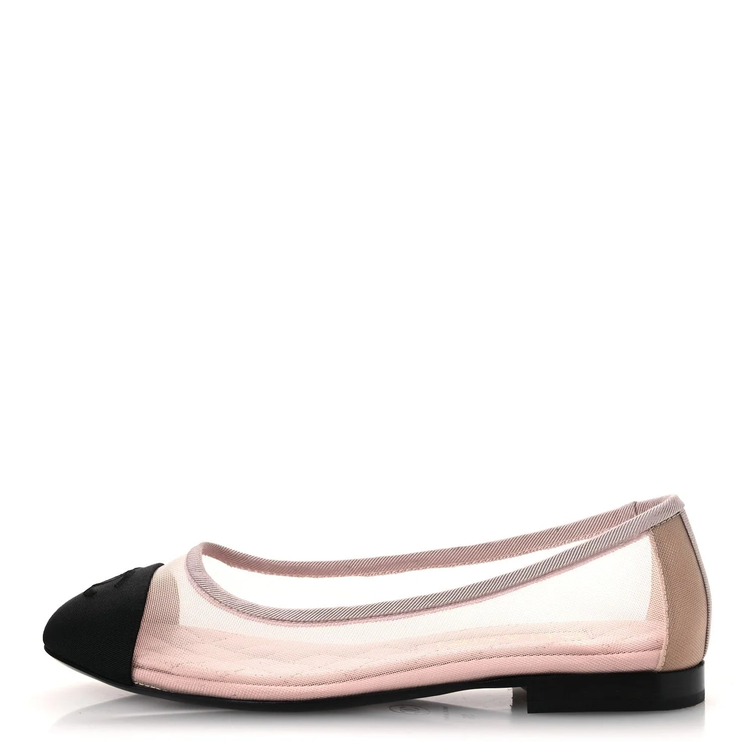 Chanel — Grosgrain CC Ballerina 36 — Designer Shoe — resale