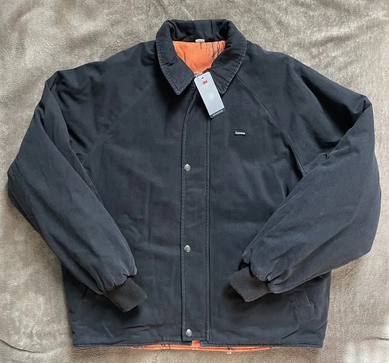 Supreme — Supreme RealTree Reversible Quilted Work Jacket — Handbag — resale