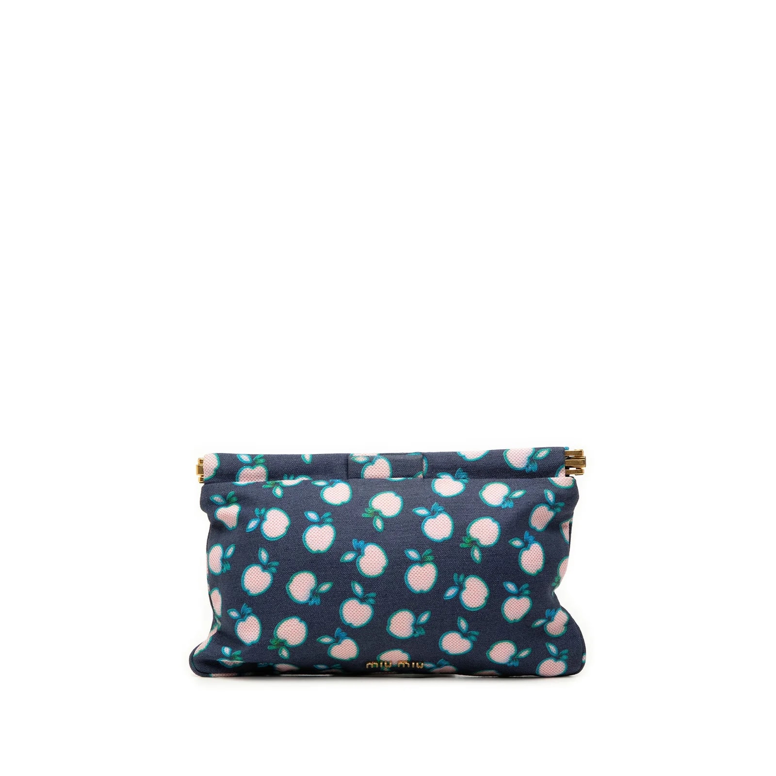 Miu Miu — Apple Print Frame Flat — Handbag — resale