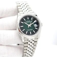 Rolex — Rolex 126200 Datejust With Green Ombre Dial on Jubilee (New Model) — Watch — resale