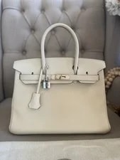 Hermès — Hermès Birkin 30 PHW Stamp T — Handbag — resale