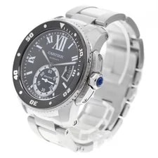 Cartier — Cartier Calibre DE Diver W7100057 43mm SS Black #C11985 — Watch — resale