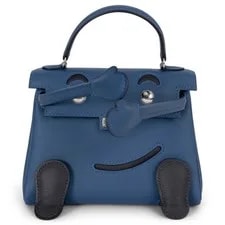 Hermès — 74045 Auth Hermes Tie & Caban Quelle Idole Kelly Doll PHW — Handbag — resale