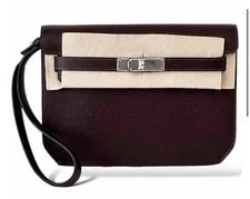 Hermès — Hermes Kelly Depeche 25 Ebene PHW — Handbag — resale
