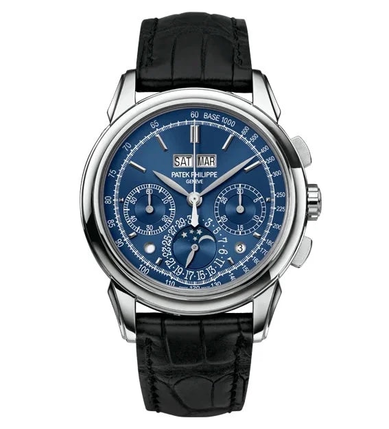 Worldofluxuryus — Patek Philippe Grand Complications Perpetual Calendar Chronograph 18K White Gold — Watch — resale