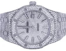 Audemars Piguet — Audemars Piguet Royal Oak 41MM Steel VS Pave Dial Diamond 33 Ct — Watch — resale