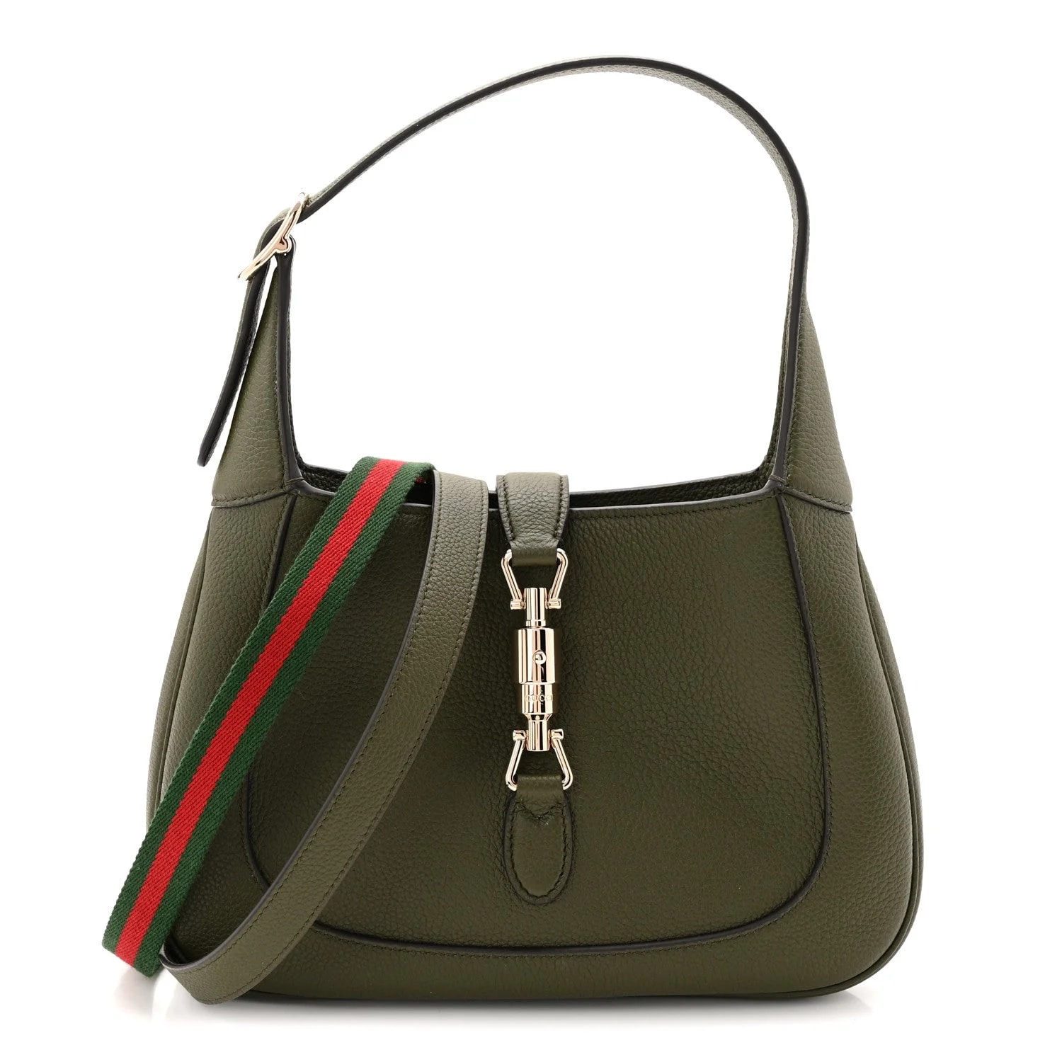 Gucci — Grained Web Medium Jackie 1961 Hobo Dark — Handbag — resale