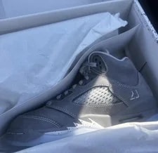 Wolf — 5s, Size 9, Great Condition With BOX — Sneaker — resale