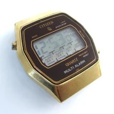Citizen — Citizen Multi Alarm Running LC Stainless Steel Case B301 — Watch — resale