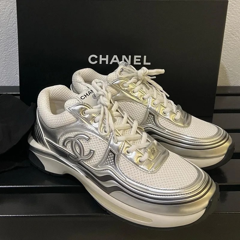 Chanel — Chanel Laminated 23ss Cc — Sneaker — resale