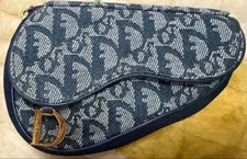Dior — Dior Saddle Trotter Pattern 17cm — Handbag — resale