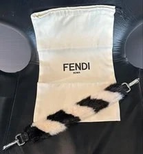 Fendi — Authentic Fendi Mink Fur Strap You & Zebra 39cm — Handbag — resale