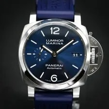Panerai — Panerai PAM 1393 Luminor Marina Blue PAM01393 Complete Set Under Warranty — Watch — resale