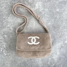 Chanel — Chanel Cotton Coco Mark Camera Novelty Adjustable Strap Auth — Handbag — resale