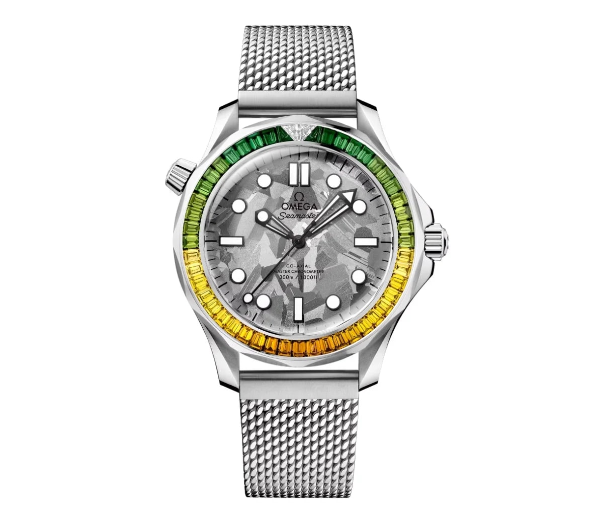 Worldofluxuryus — Omega Seamaster Diver 18K Canopus Gold™ & Diamonds — Watch — resale
