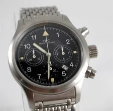 IWC — IWC Pilot Chronograph 36mm Mechaquartz Stainless IW374102 — Watch — resale