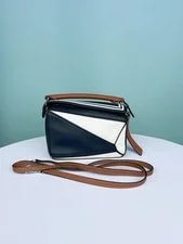 Loewe — Loewe Puzzle Mini Cowhide Top Handle Crossbody — Handbag — resale