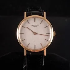 Patek Philippe — 1960's 18k Yellow Gold Patek Philippe W/ Leather Band 28.8g — Watch — resale