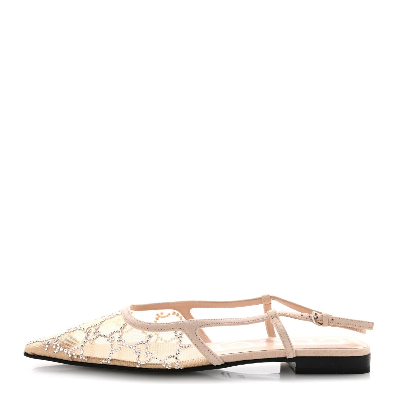 Gucci — GG Slingback Ballet 36.5 Light Skin 37 Light Skin 36.5 Light Skin — Designer Shoe — resale