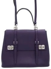 Prada — Prada Half Flap Double Turn Lock Satchel — Handbag — resale