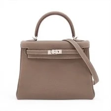 Hermès — Hermès Kelly 25 le Tournay Etoupe Metal Fittings U: 20 — Handbag — resale