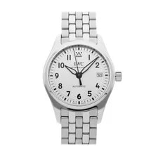 IWC — IWC Pilot's Steel Auto 36mm Silver Dial Bracelet IW3240-06 — Watch — resale