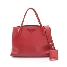 Prada — Prada : C Monochrome 1BA155 W33H22D15cm W/strap ; — Handbag — resale
