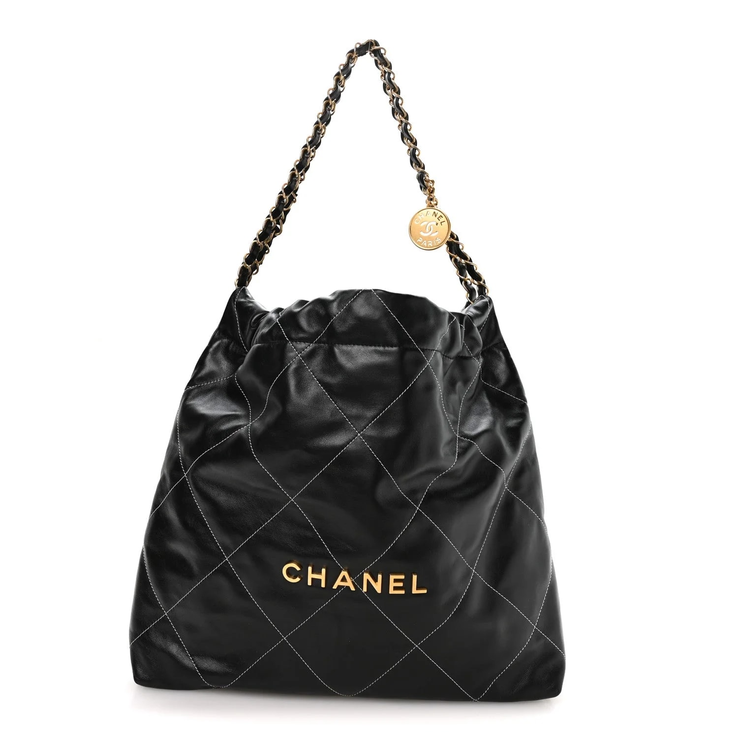 Chanel — Shiny Stitched Chanel 22 — Handbag — resale