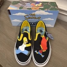 Vans — Vans Simpsons X Homer Bart 9.5 11 New With Box — Sneaker — resale