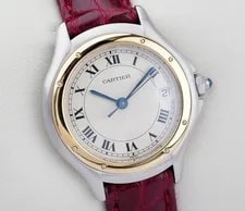 Cartier — Cartier Panthère Panthere Cougar Two-Tone Roman Date SM 27mm Quartz SS — Watch — resale