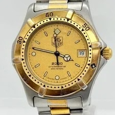 Tag Heuer — TAG Heuer Professional 964.006 Gold Quartz From Japan — Watch — resale