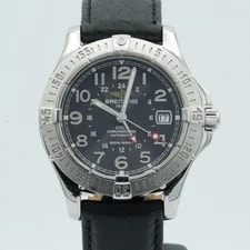 Breitling — Breitling Colt GMT A32350 Steel 40mm Automatic Black BR786 — Watch — resale