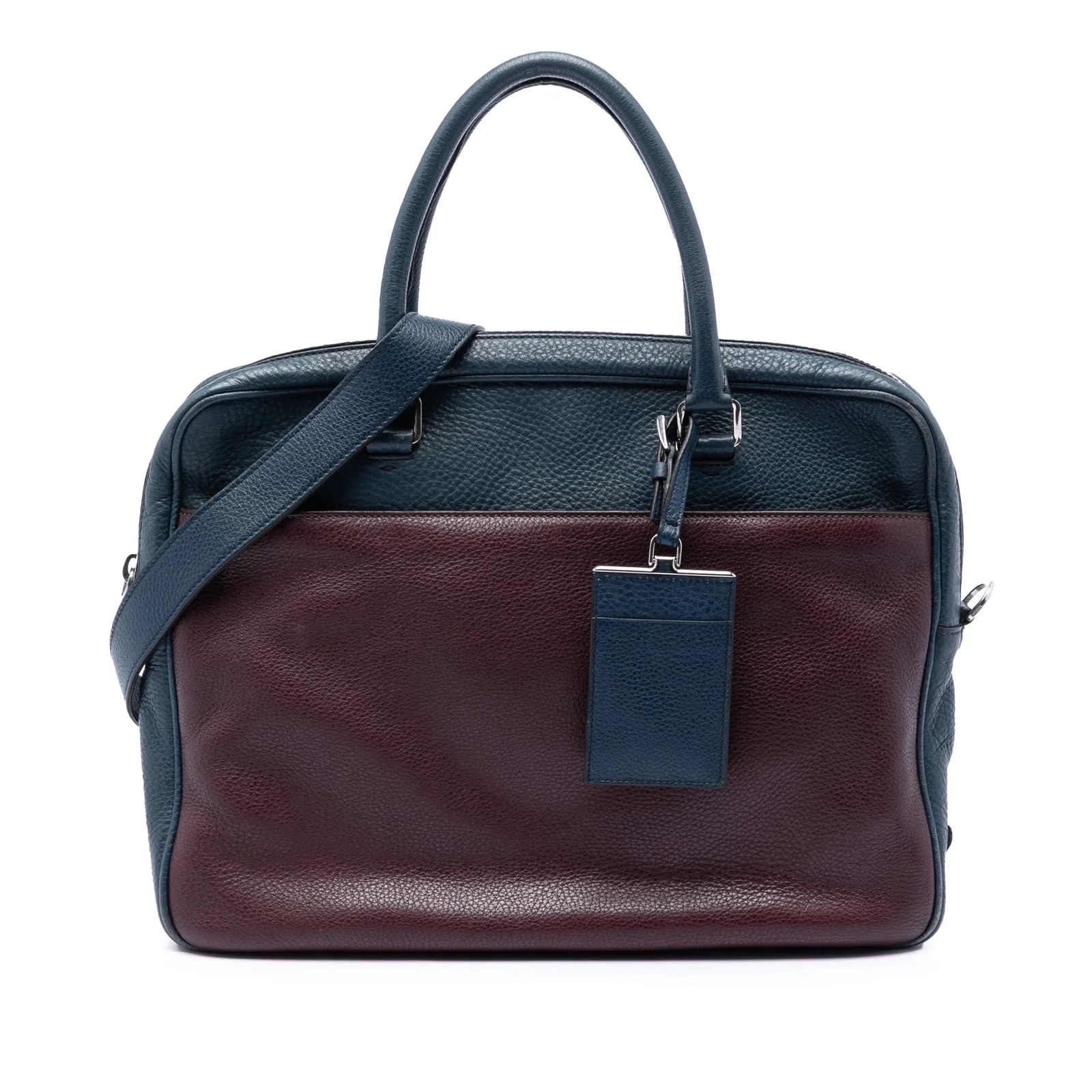 Prada — Vitello Daino Briefcase — Handbag — resale