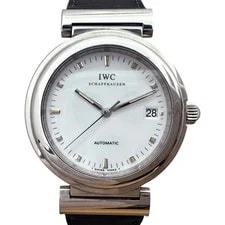 IWC — IWC SL IW325801 Stainless Steel Leather Diamond 37.0mm 1985 #KNW1253 — Watch — resale