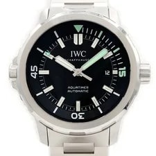 IWC — IWC Aquatimer IW328802 Date 300m Black Stainless Steel Automatic — Watch — resale