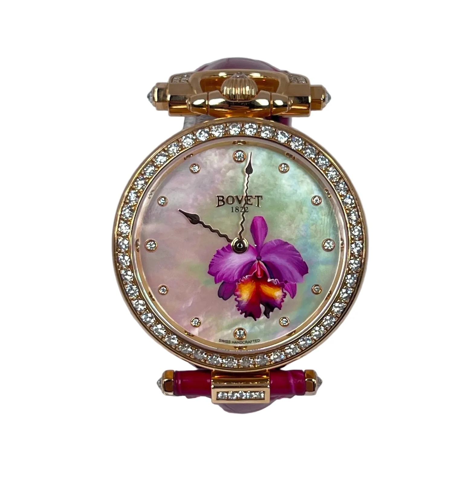 Worldofluxuryus — Bovet Amadeo Fleurier 39mm "Orchid" in 18K Red Gold — Watch — resale