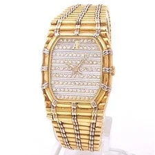 Audemars Piguet — Audemars Piguet Bamboo 18k Yellow Gold White Gold Quartz Diamonds — Watch — resale