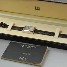 Dunhill — Near / Dunhill Centenary Rectangular Tank Manual 21mm — Watch — resale