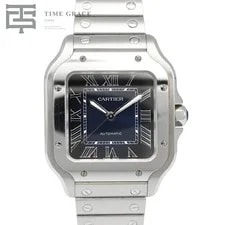 Cartier — Cartier Santos de MM WSSA0063 35.1mm Blue Dial #TGW069 — Watch — resale